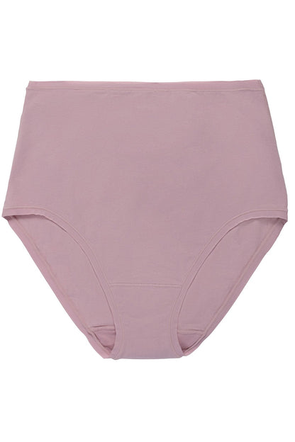 Bliss Bare Cotton High Waist Brief Rose Mist Natori