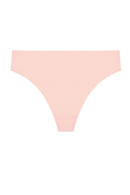 Bliss Bare Cotton Thong Seashell Natori
