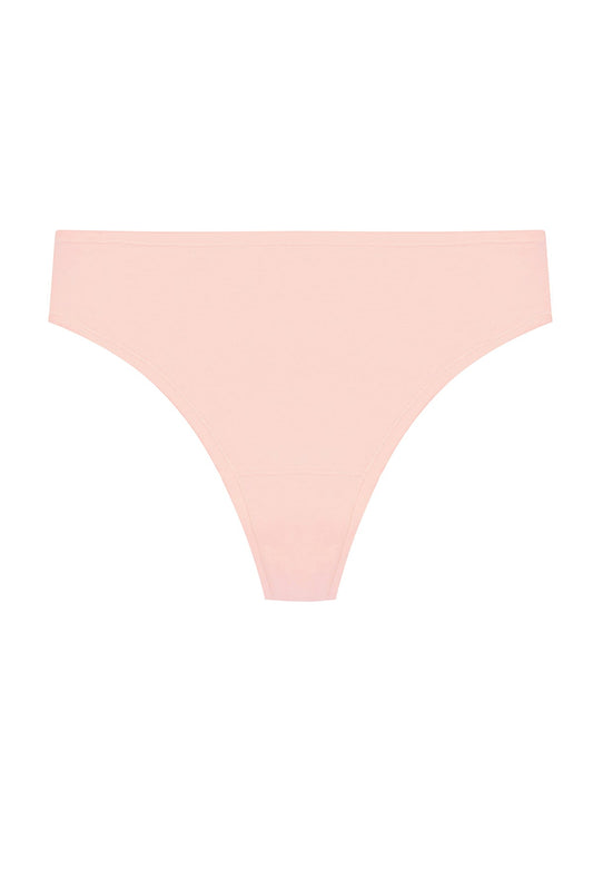 Bliss Bare Cotton Thong Seashell Natori
