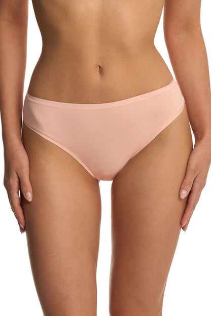 Bliss Bare Cotton Thong Seashell Natori