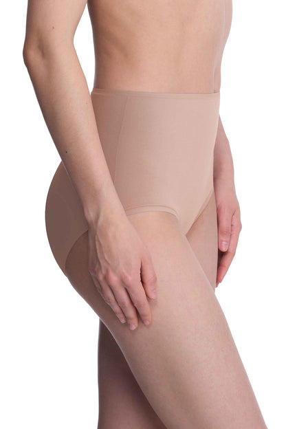 Bliss Bare Cotton High Waist Brief Café Natori