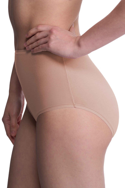Bliss Bare Cotton High Waist Brief Café Natori
