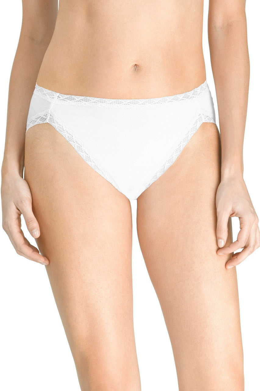 Buy Bliss French Cut Brief in White Online White Natori