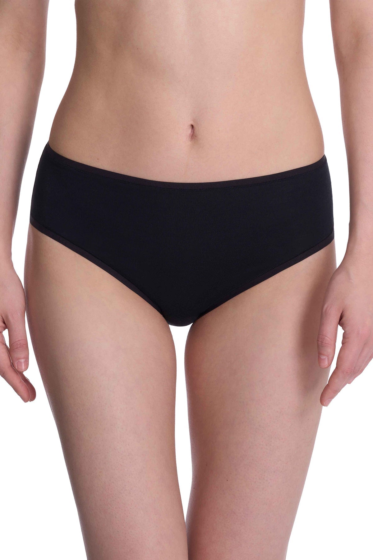 Bliss Bare Cotton Hipster Black Natori