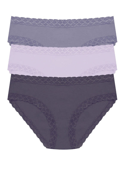 Bliss Girl Brief 3-Pack Twilight Haze/Purple Pearl/Greystone Natori