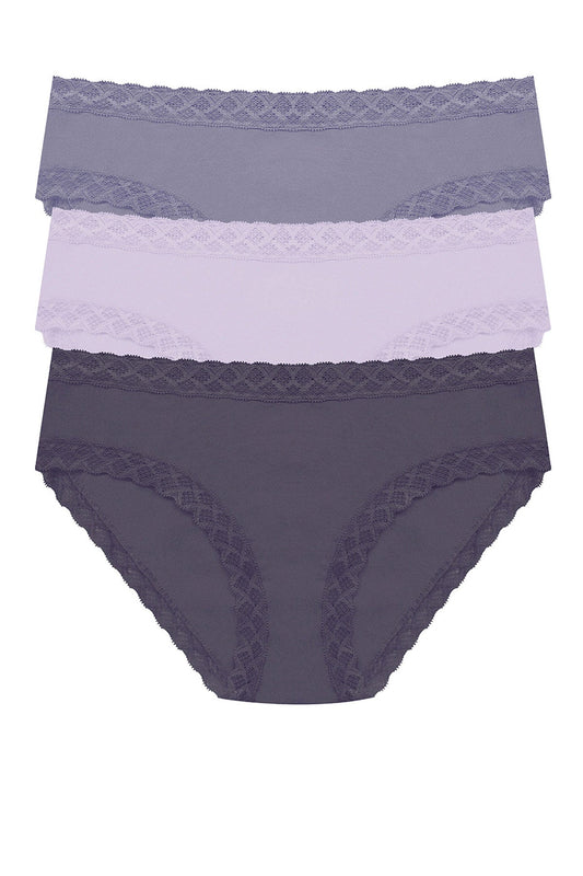 Bliss Girl Brief 3-Pack Twilight Haze/Purple Pearl/Greystone Natori