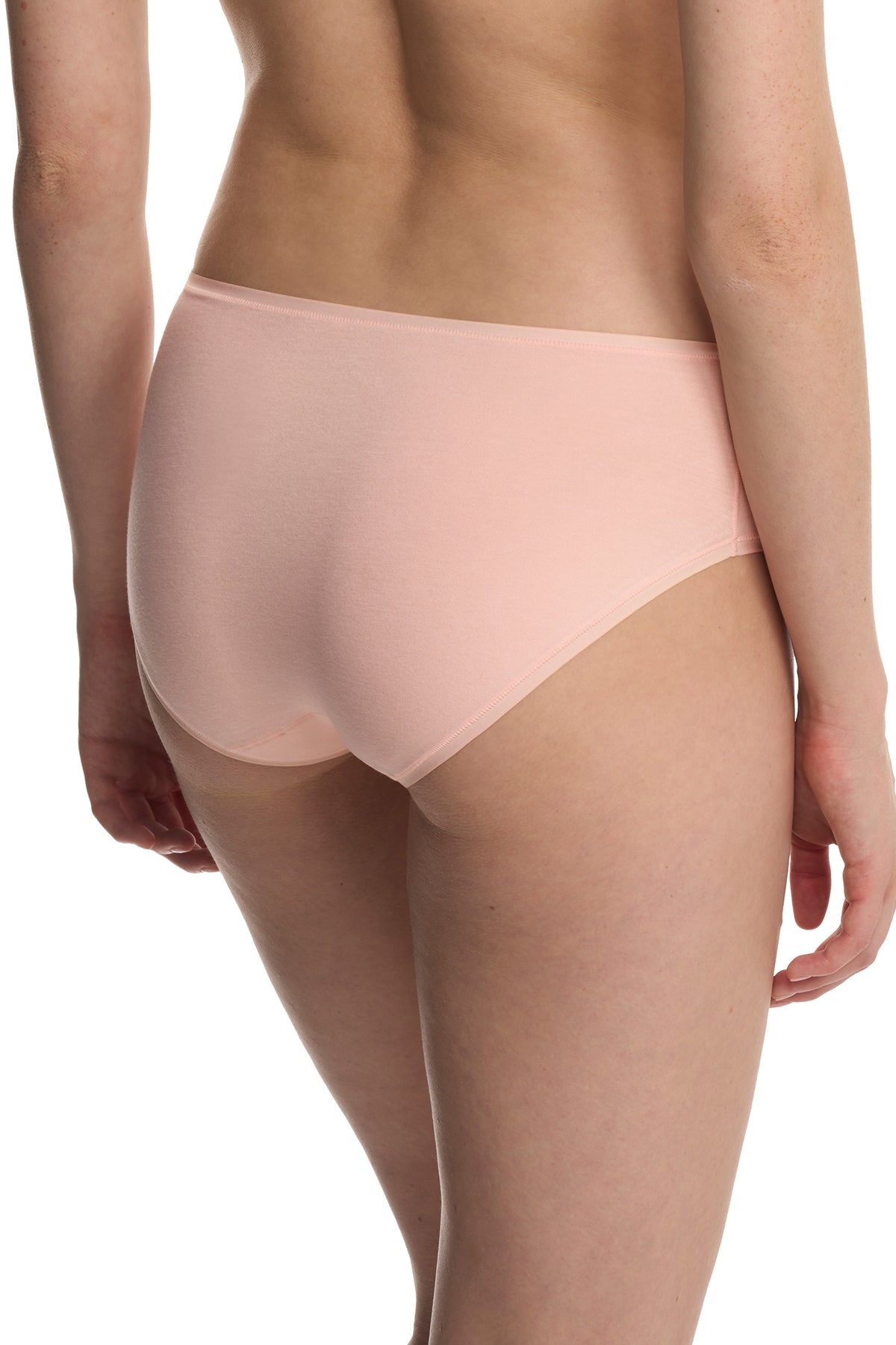 Bliss Bare Cotton Hipster 3-Pack Lt Grey Heather/Buff/Peach Whip Natori