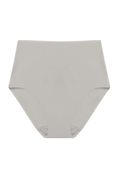 Bliss Bare Cotton High Waist Brief Smoky Natori