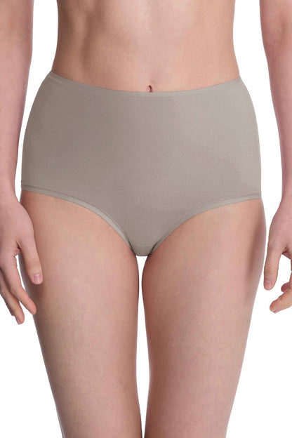Bliss Bare Cotton High Waist Brief Smoky Natori