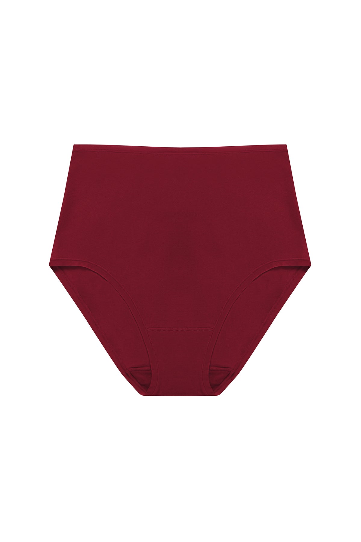 Bliss Bare Cotton High Waist Brief Dk Red Natori