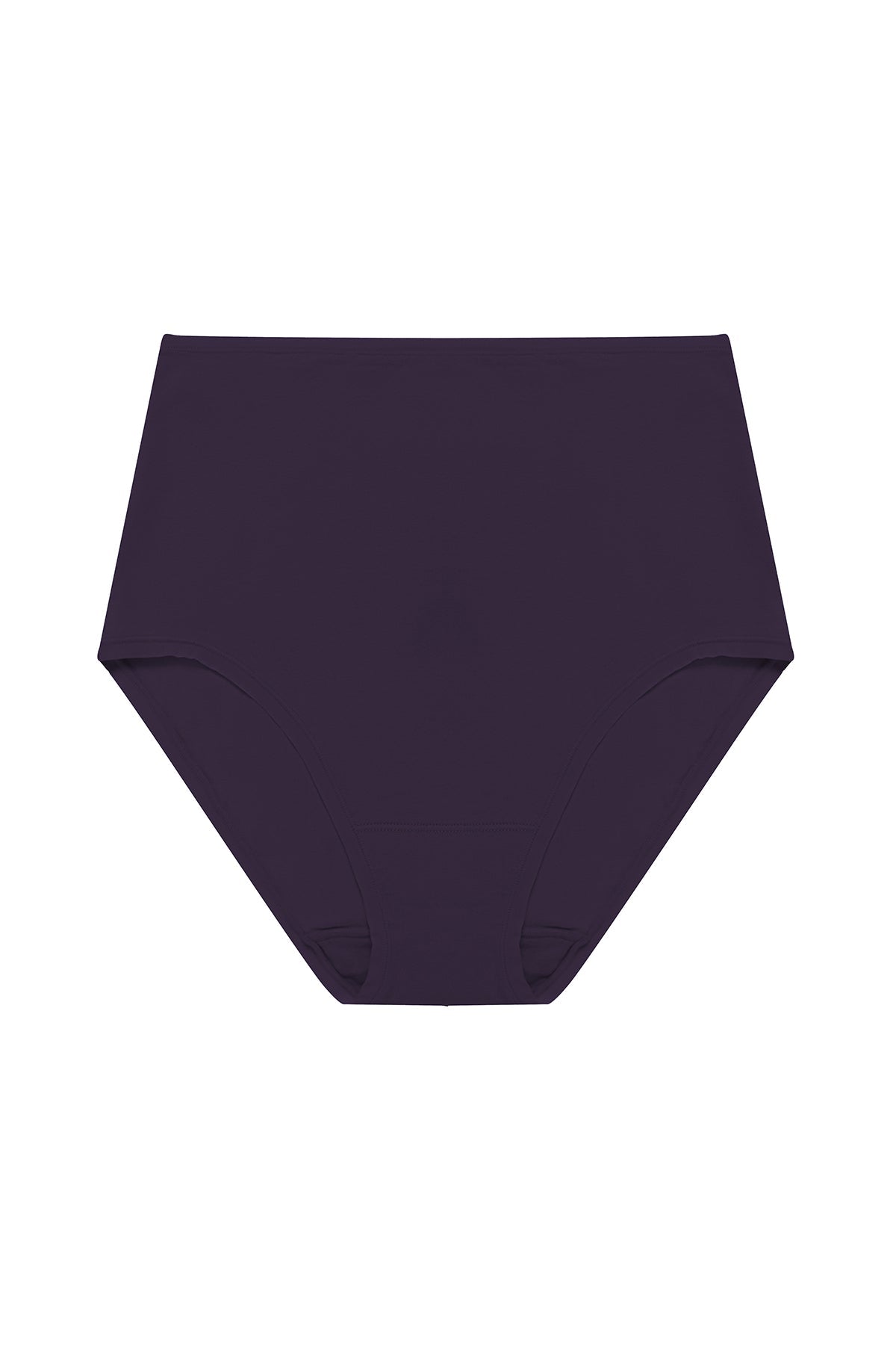 Bliss Bare Cotton High Waist Brief Purple Dusk Natori