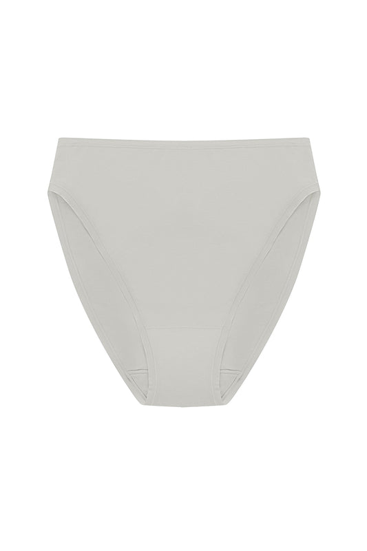 Bliss Bare Cotton High Cut Brief Smoky Natori