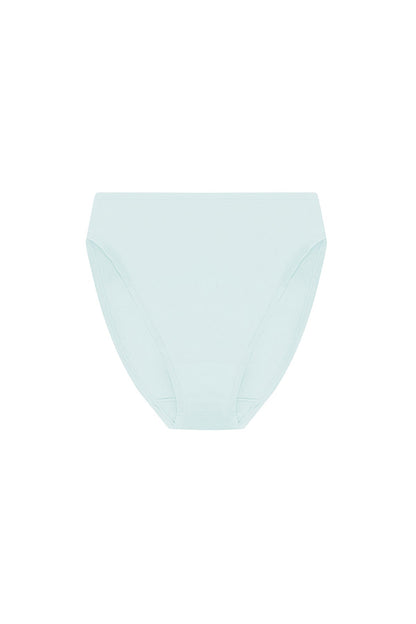 Bliss Bare Cotton High Cut Brief Cloud Green Natori