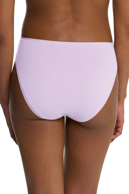 Bliss Bare Cotton High Cut Brief Pale Purple Natori