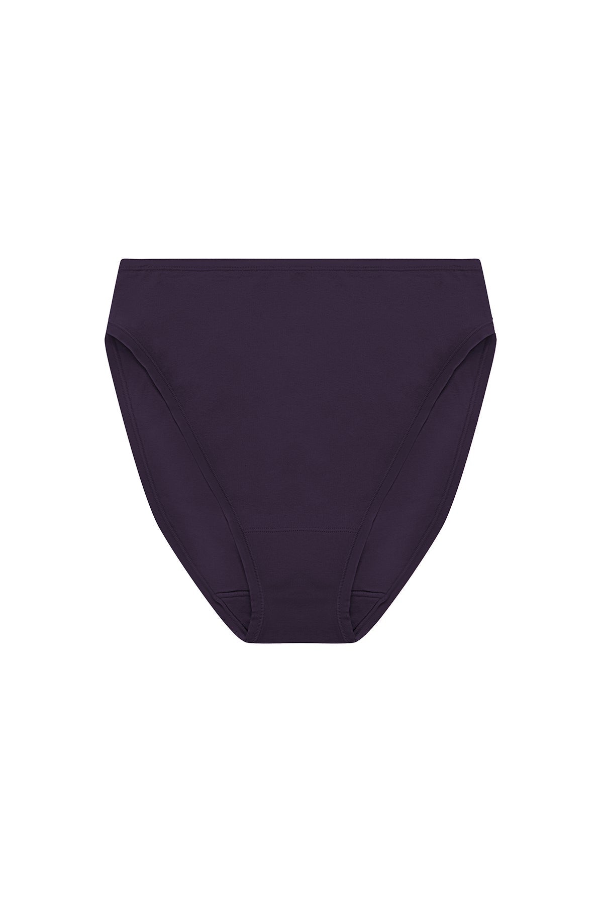 Bliss Bare Cotton High Cut Brief Purple Dusk Natori