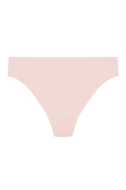 Bliss Bare Cotton Thong Peach Whip Natori