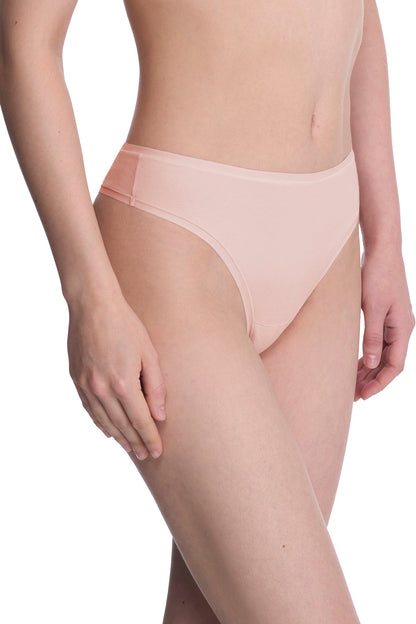 Bliss Bare Cotton Thong Potpourri Natori