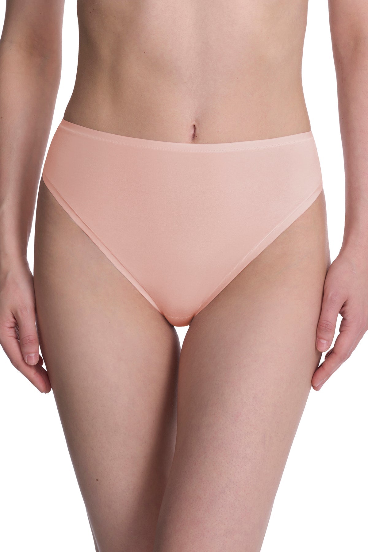 Bliss Bare Cotton High Cut Brief Potpourri Natori