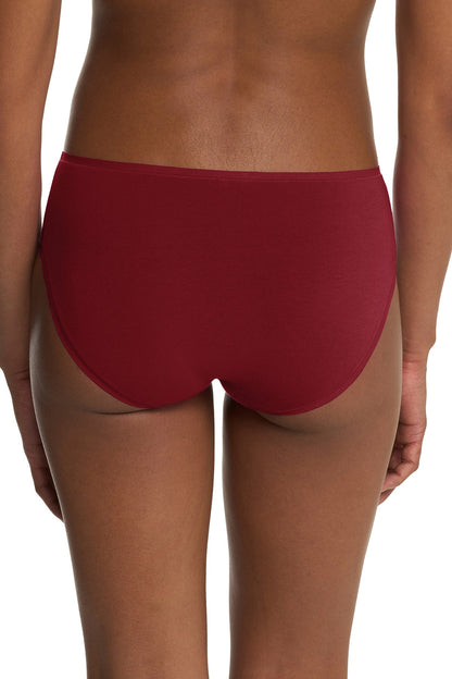 Bliss Bare Cotton Hipster Dk Red Natori