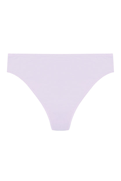 Bliss Bare Cotton Thong Pale Purple Natori