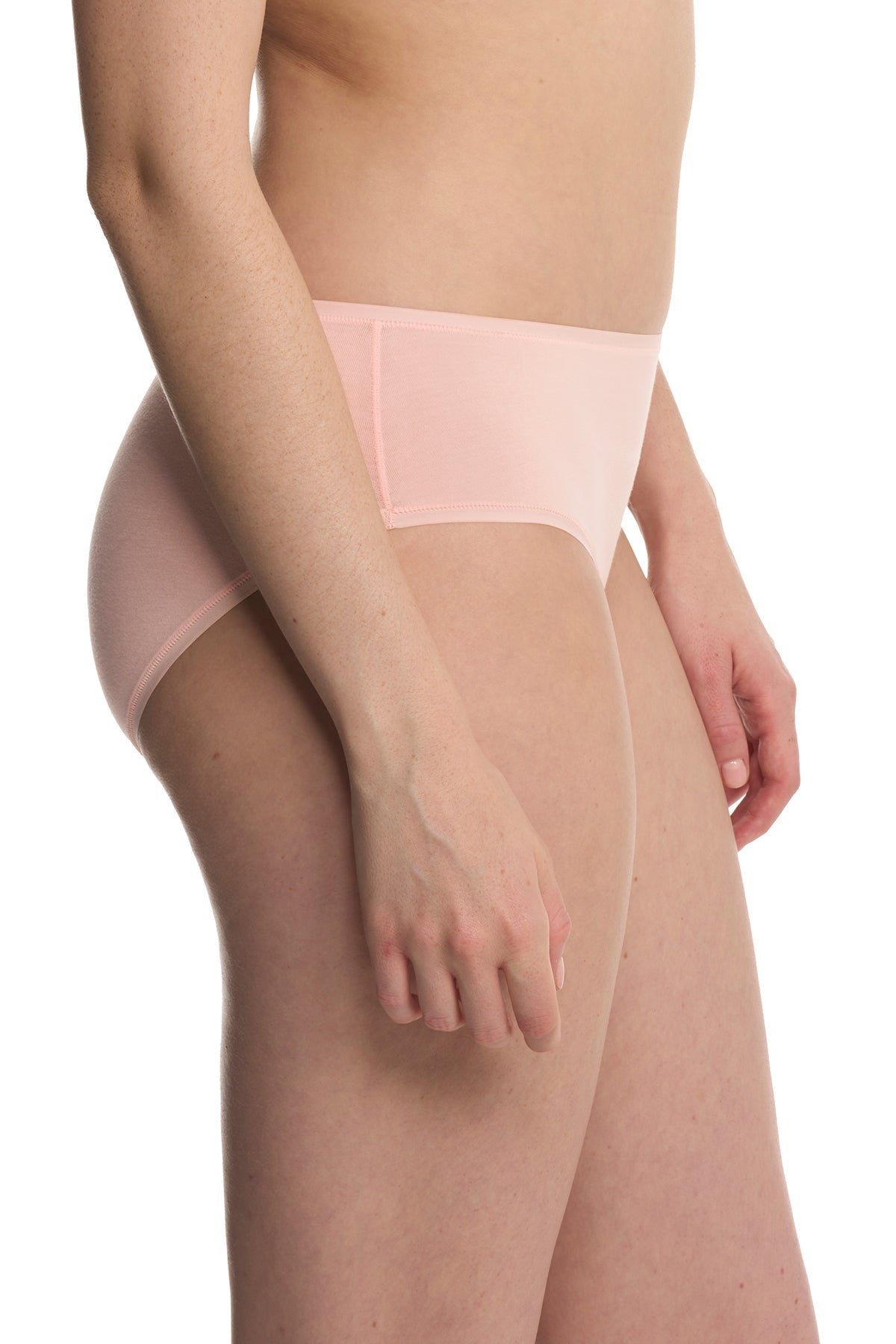 Bliss Bare Cotton Hipster Peach Whip Natori