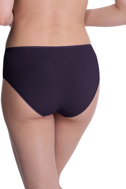 Bliss Bare Cotton Hipster 3-Pack Purple Dusk/Smoky/Dk Red Natori