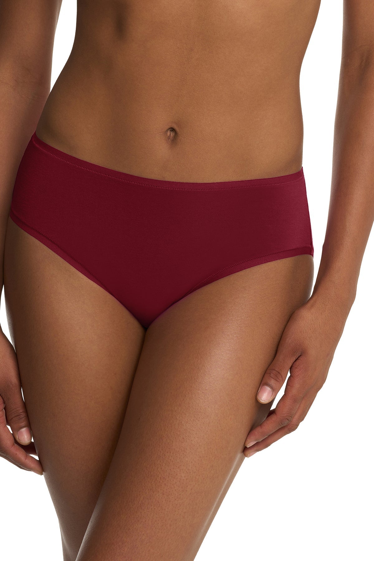 Bliss Bare Cotton Hipster 3-Pack Purple Dusk/Smoky/Dk Red Natori