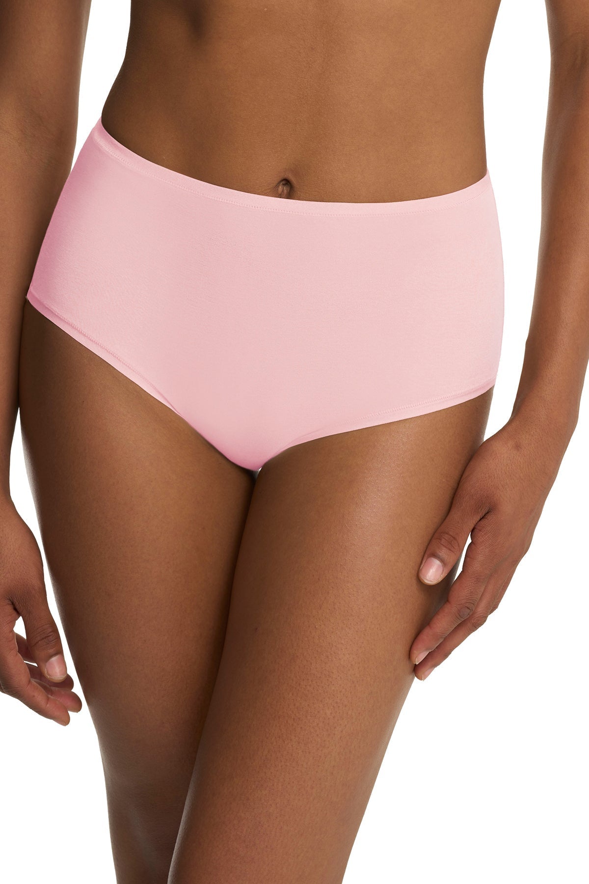 Bliss Bare Cotton High Waist Brief Perfect Pink Natori