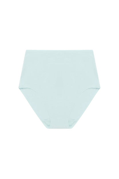 Bliss Bare Cotton High Waist Brief Cloud Green Natori