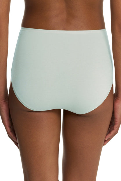 Bliss Bare Cotton High Waist Brief Cloud Green Natori