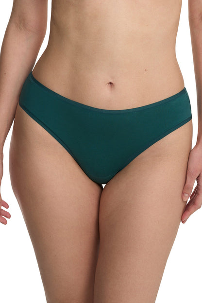 Bliss Bare Cotton Thong 3-Pack Royal Fig/Bonfire/Elm Natori