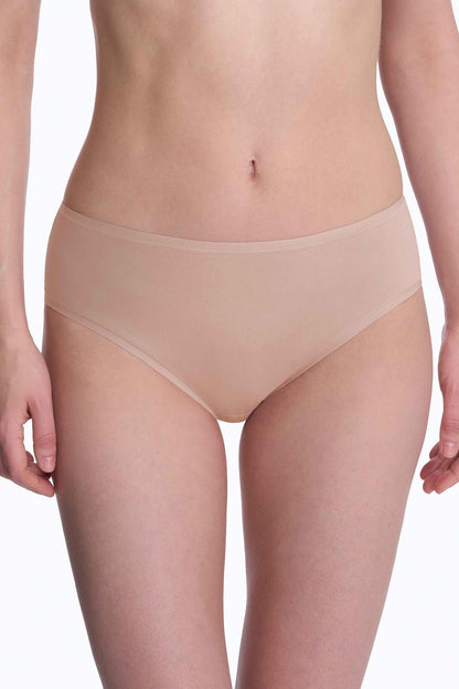 Bliss Bare Cotton Hipster 3-Pack Cloud Green/Pale Purple/Café Natori