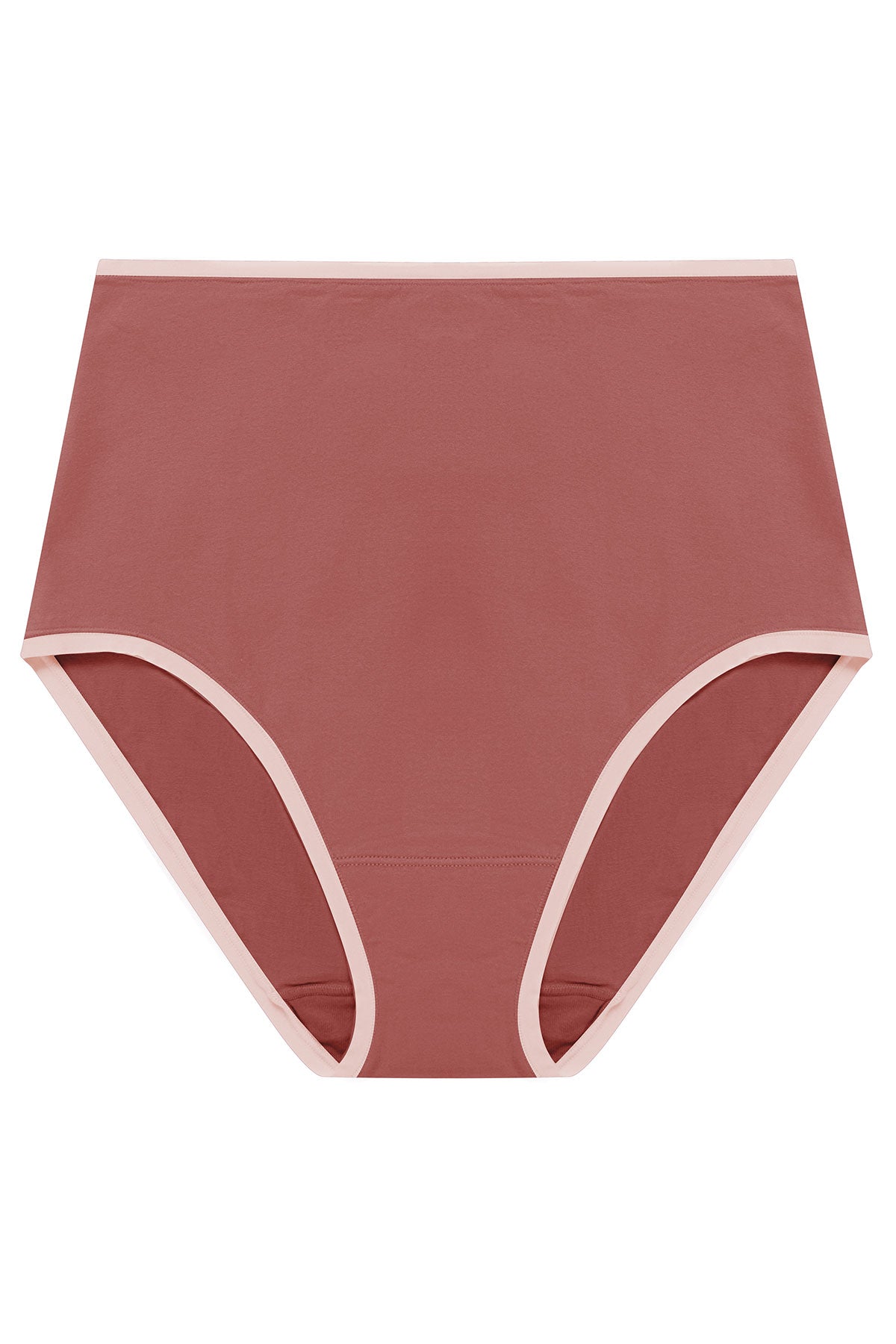 Bliss Bare Cotton High Waist Brief Nostalgia Rose/Peach Whip Natori