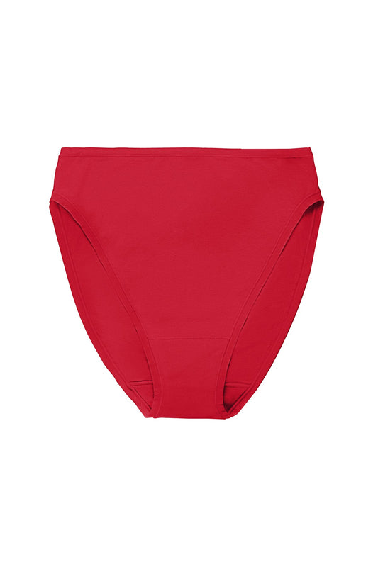 Bliss Bare Cotton High Cut Brief Bonfire Natori