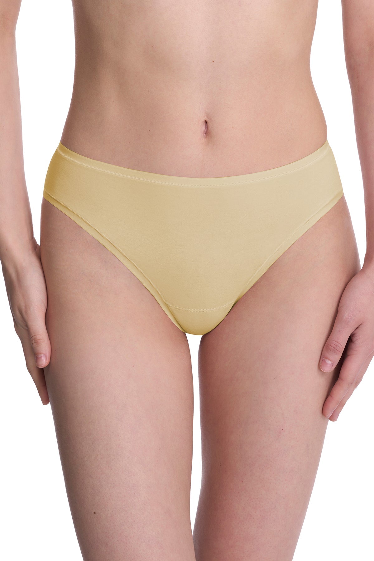 Bliss Bare Cotton Thong Sunlight Natori