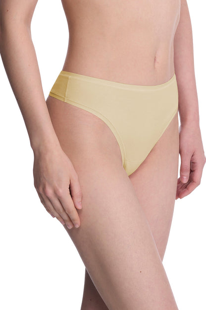 Bliss Bare Cotton Thong Sunlight Natori