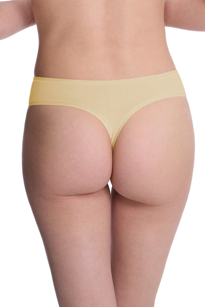 Bliss Bare Cotton Thong Sunlight Natori