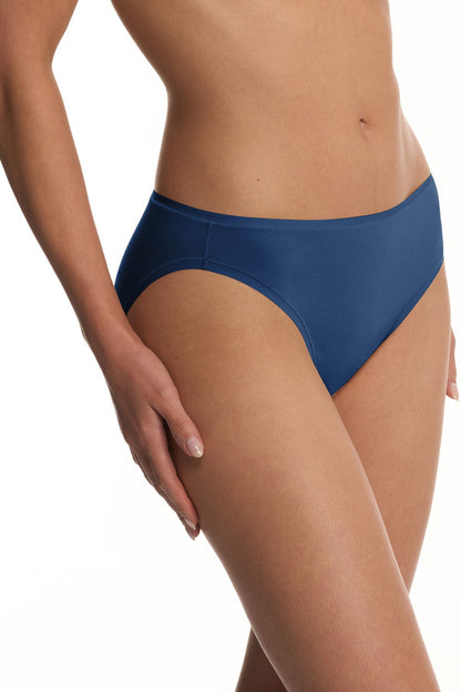 Bliss Bare Cotton Bikini Dark Cobalt Natori