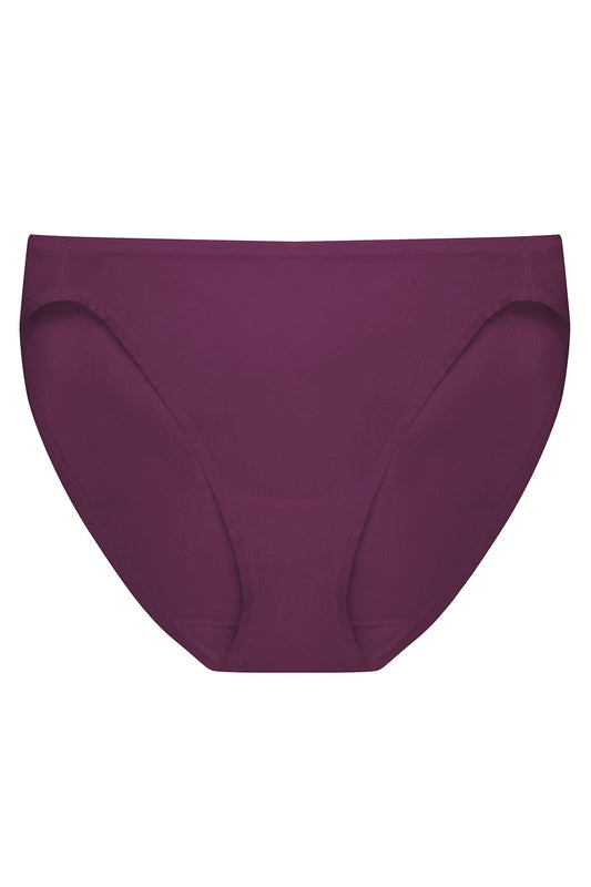 Bliss Bare Cotton Bikini Pinot Noir Natori
