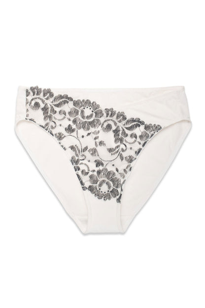 Peony Bikini Warm White/Black Natori