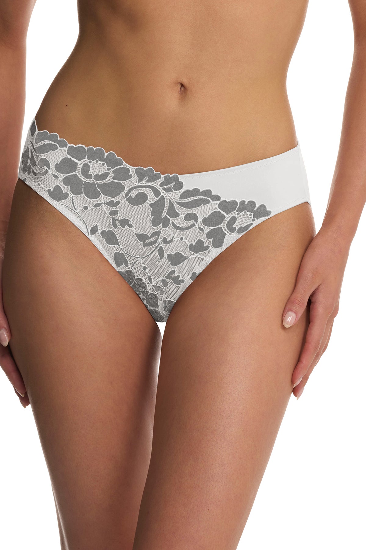 Peony Bikini Warm White/Black Natori