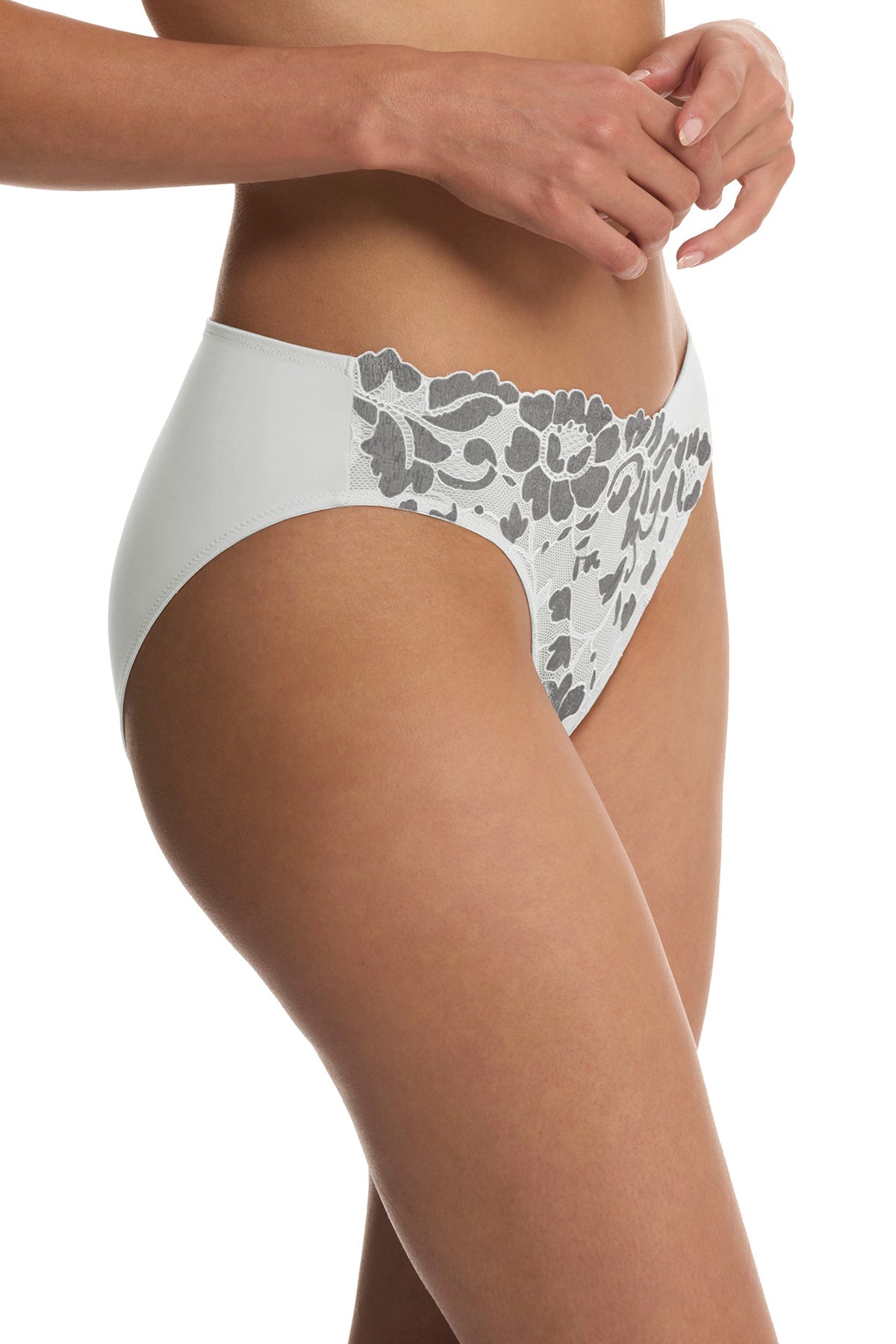 Peony Bikini Warm White/Black Natori