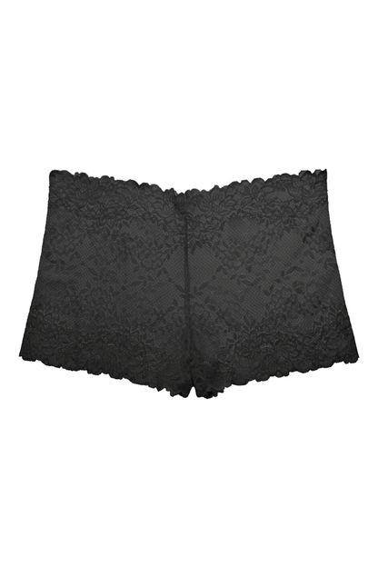 Buy Heavenly Lace Boyshort in Black Online Black Natori