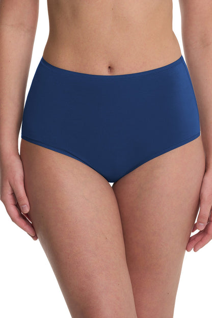 Bliss Bare Cotton High Waist Brief 3-Pack Dark Cobalt/Wild Petal/Vintage Cherry Natori