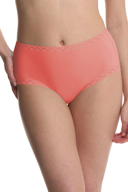 Bliss Full Brief 3-Pack Neon Coral/Greystone/Paprika Natori