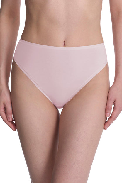 Bliss Bare Cotton High Cut Brief 3-Pack Iced Mint/Wild Petal/Misty Orchid Natori