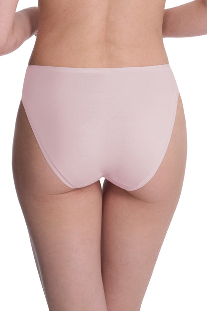 Bliss Bare Cotton High Cut Brief 3-Pack Iced Mint/Wild Petal/Misty Orchid Natori