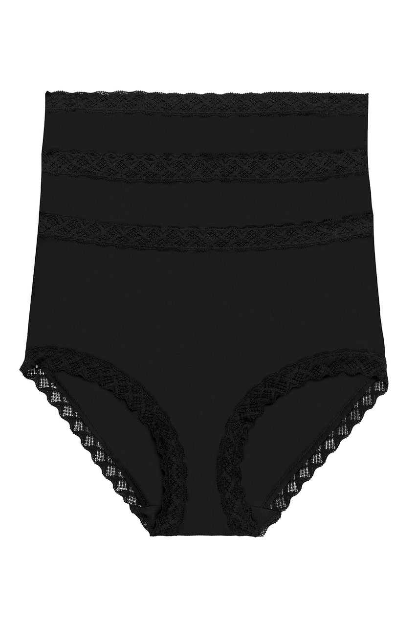 Buy Bliss Full Brief 3-Pack - Black in Black Online Black Natori
