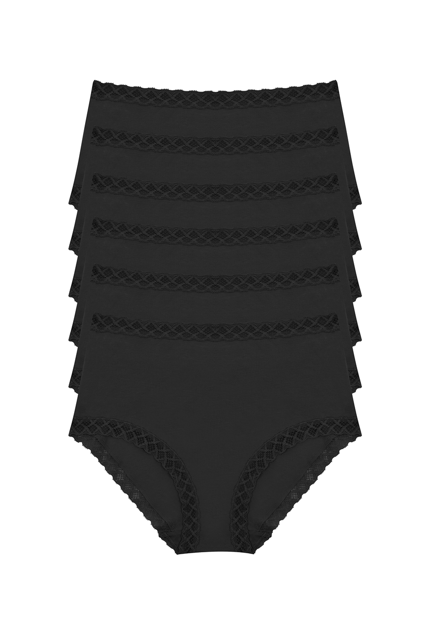 Buy Bliss Full Brief 6-Pack in Black Online Black Natori