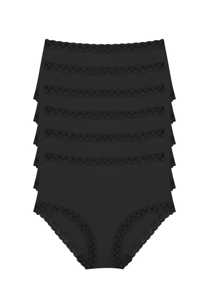 Buy Bliss Full Brief 6-Pack in Black Online Black Natori